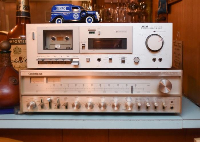 Quadraflex 878 Receiver & Akai Stereo Cassette Deck