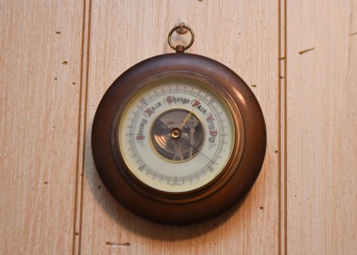 Vintage Wall Barometer