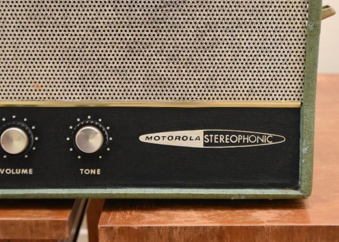 Vintage Motorola Stereophonic Portable Turntable