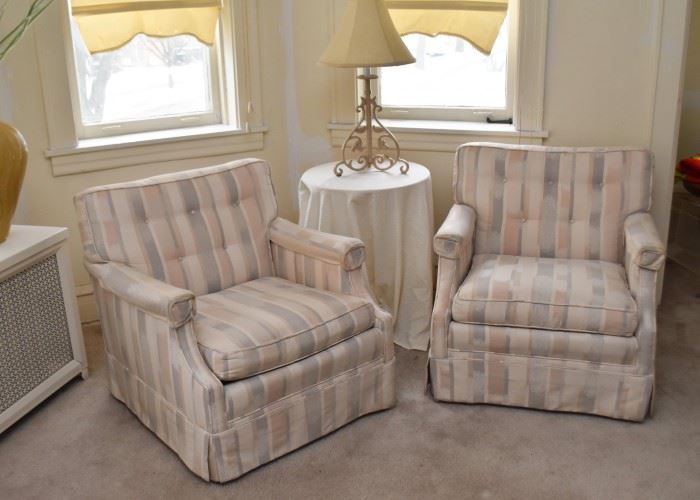 Pair of Upholstered Armchairs