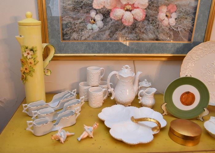 Coffee / Teapots, Serving Dishes, Plates, Etc.