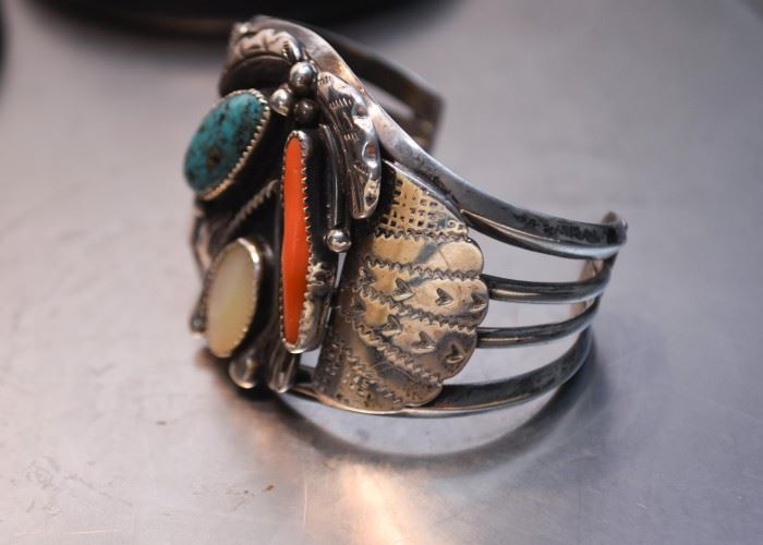 Large Native American Cuff Bracelet