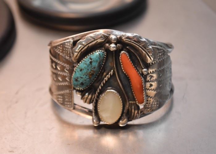 Large Native American Cuff Bracelet