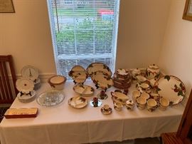 Franciscan Apple collection...Includes some very hard to find items. i.e. cookie jar