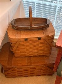 Basketville picnic baskets.