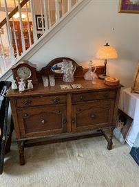 Antique Sideboard with barley twist legs