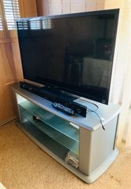 Flatscreen TV and stand