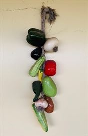 Ceramic hanging vegetables