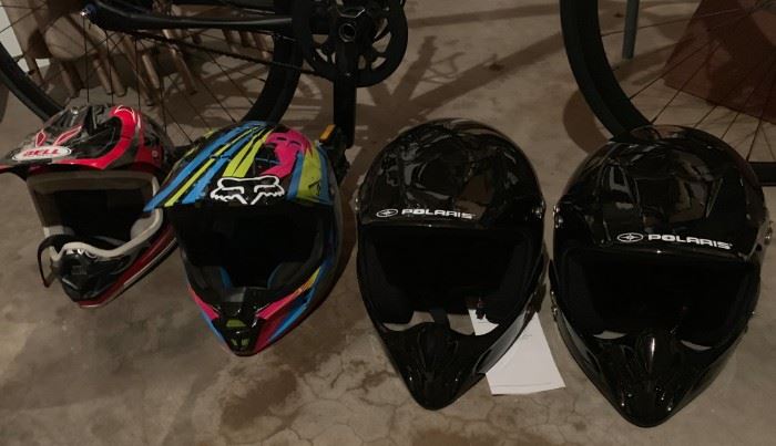 Bicycle helmets: Polaris & Bell