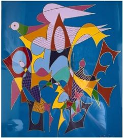 "Peace," c. 1950 by Chaim Gross; metal