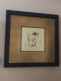 Silhouette art (pair)