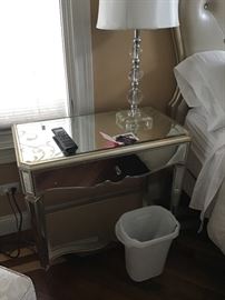 Mirror side table