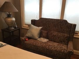 Floral loveseat $150