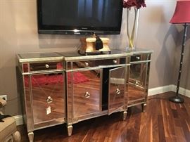Mirror tv stand $750