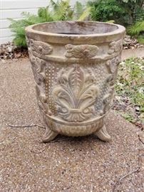 Large concrete urn