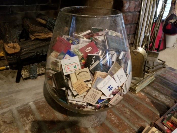 Collection of vintage match boxes