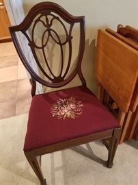Several Duncan dining room chairs
