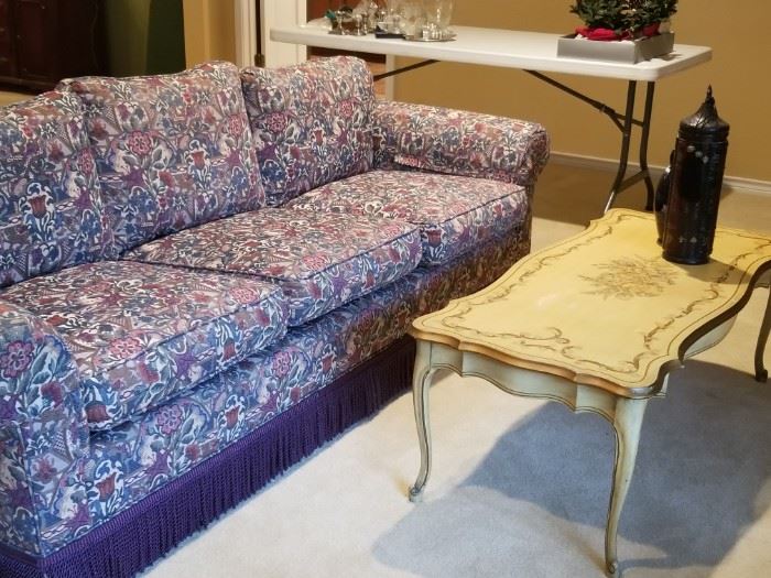 Colorful contemporary couch