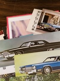 Super cool car postcards