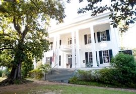 Nearly all of the furniture and many accessories came from the family home in Aberdeen, The Magnolias built in 1850. (Sorry our original post said The Homestead, which we learned belonged to a relative.)