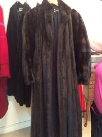 Lanvin long fur coat