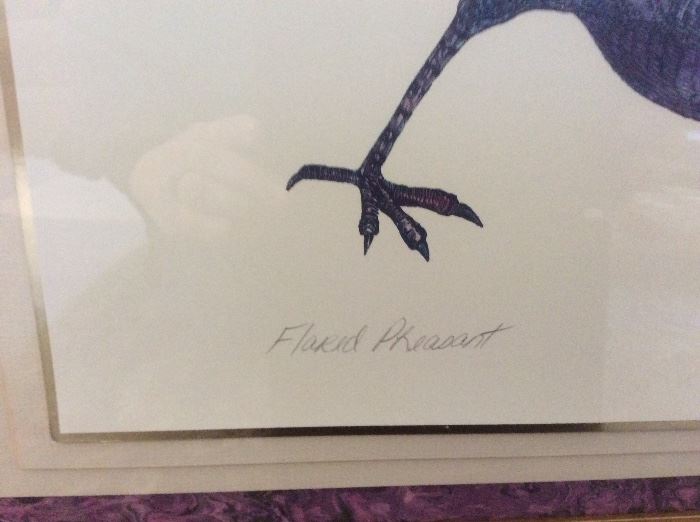 Flared pheasant, name of art