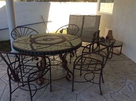Outdoor table and chairs