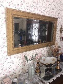 LARGE VINTAGE MIRROR