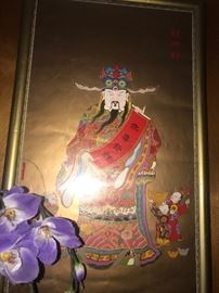 VINTAGE CHINESE WALL ART 
