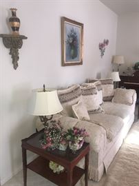 CREAM COLORED SOFA