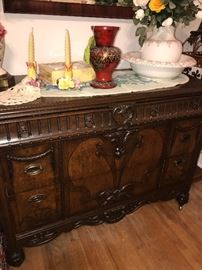 ANTIQUE HAND-CRAFTED DRESSER
