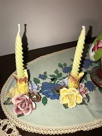 VINTAGE CANDLE HOLDERS