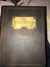 VINTAGE THE WOLVERINE 1923 YEARBOOK MICHIGAN STATE.