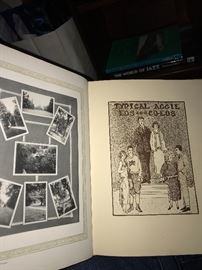 VINTAGE THE WOLVERINE 1923 YEARBOOK MICHIGAN STATE.