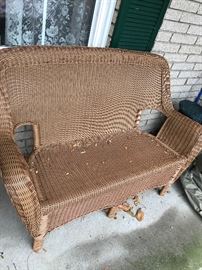 WICKER PATIO FURNITURE 
