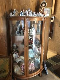 Display cabinet & collectibles 