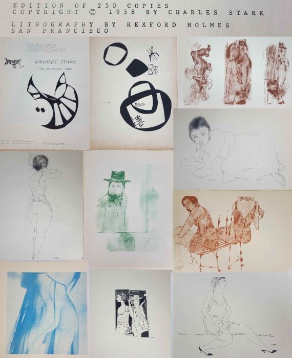 Art Charles Stark Photographs and Drawings portfolio - 250 copies