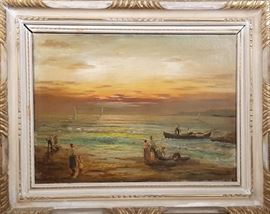 Art European Seascape, Italian School