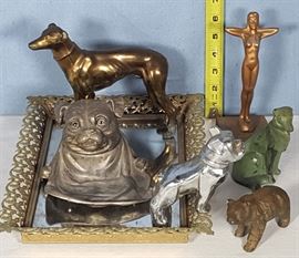 Artz Art Deco Figural Metal Items