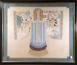 Asian Art Kimono Painting