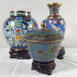 Asian Arts Cloisonne Plique A Jour