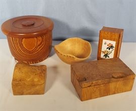 Asian Arts Japanese Wood Boxes