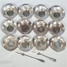 Sterling Gorham Nut dish International Fork