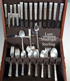 Sterling Silver Lunt Madrigal Flatware