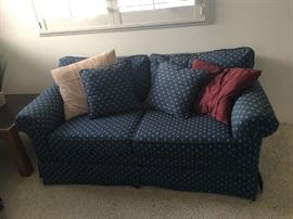 Blue Loveseat