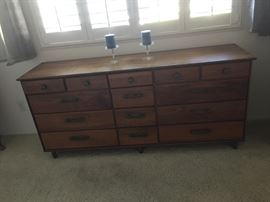 Mid Century Long Dresser