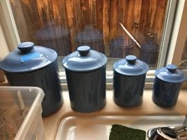 Blue Cannisters