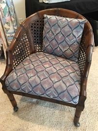 Cane back chair