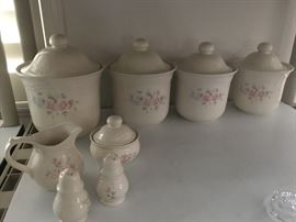 Floral Cannister Set