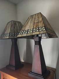 Mission style lamps
